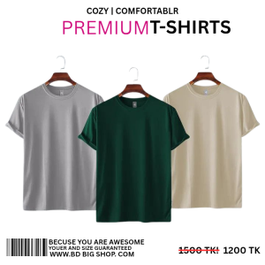 Premium plo t-shirt তিন পিস কম্বো